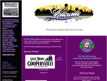 Tablet Screenshot of letterville.com